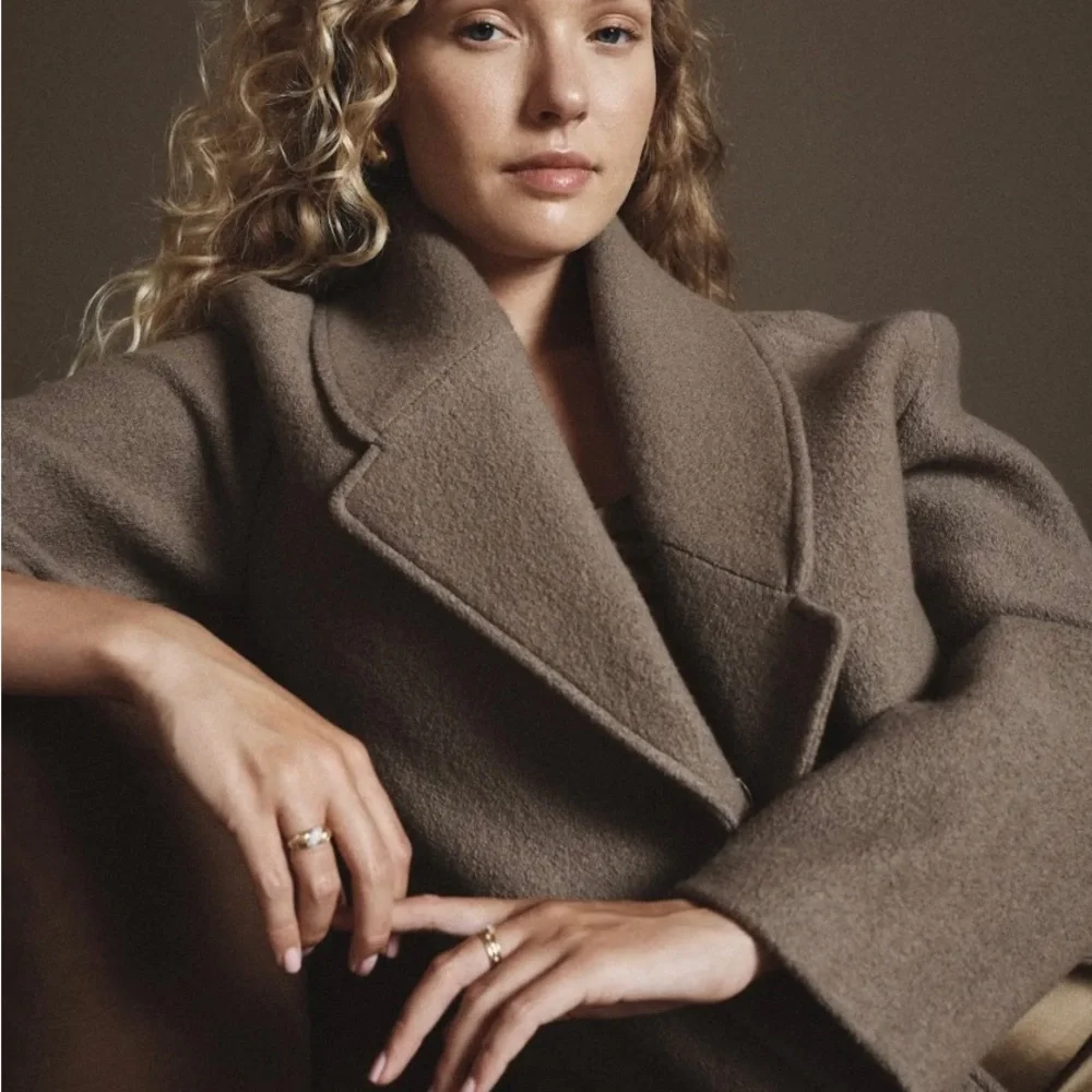 Quince 100% Merino Wool Coat - Picture 2 of 14